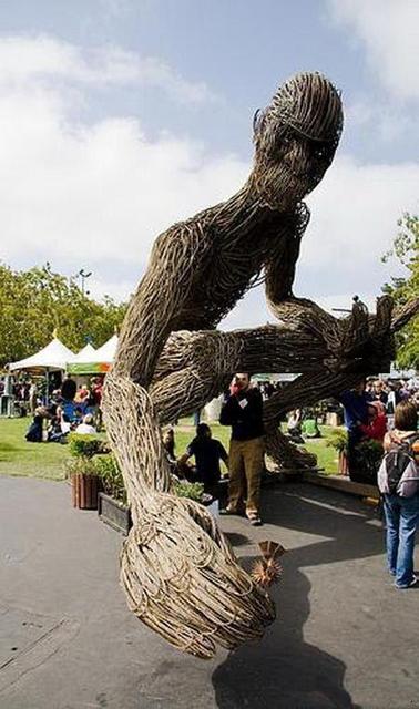 Gigantic Sculpture of Man from the Ropes Seen On www.coolpicturegallery.us