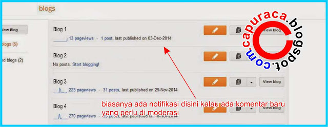 Cara mudah mengetahui ID Widget Blogger, dashboard blogger lama,