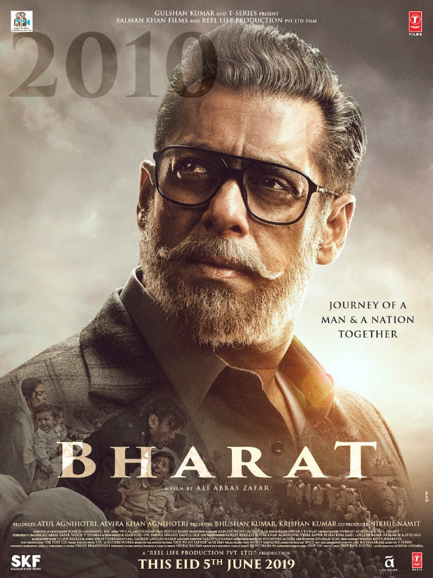 Sallu New Upcoming movie bharat with Ali Abbas Zafar and Atul Agnihotri 2019 bollywood movie poster, actrss, actors