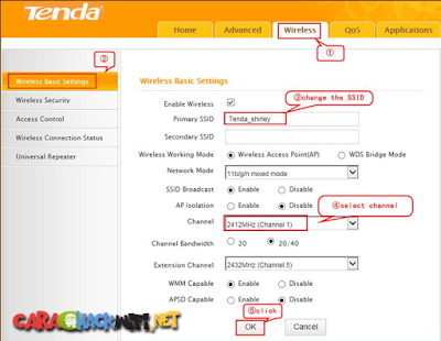 Panduan merubah password wifi router tenda lengkap