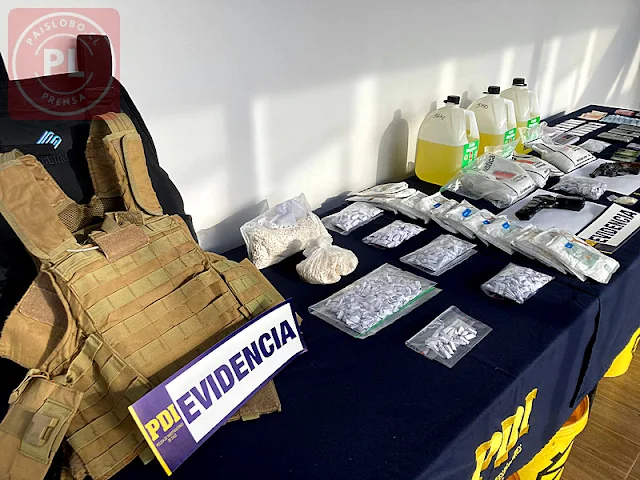 Operativo de la PDI desbarata red de tráfico de drogas en Valdivia