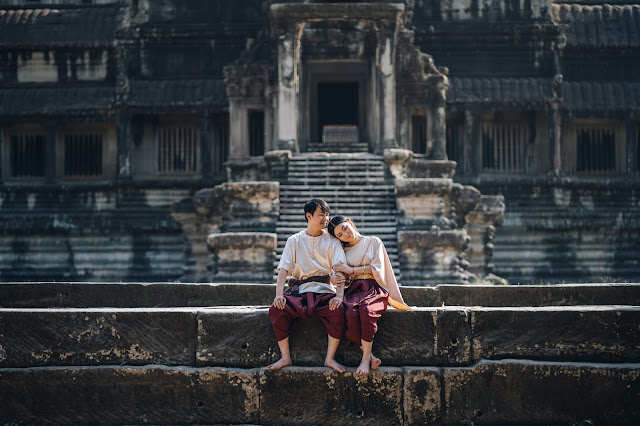 Khmer traditional costume pre-wedding