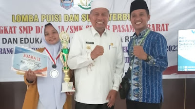 Gadis Arafia, Santri Mu'allimim Muhammadiyah Tamiang Juara 2 Lomba Puisi 
