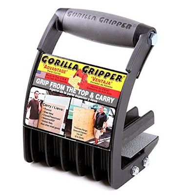 Gorilla Gripper, This Stuff Helps You Carry Heavy Slabs Of Wood Or Drywall By Yourself