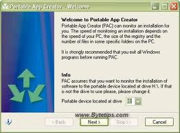 Portable Application Creator