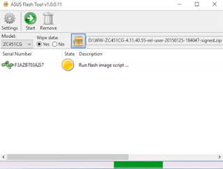 Cara Flash atau Mengatasi Bootloop Asus Zenfone C