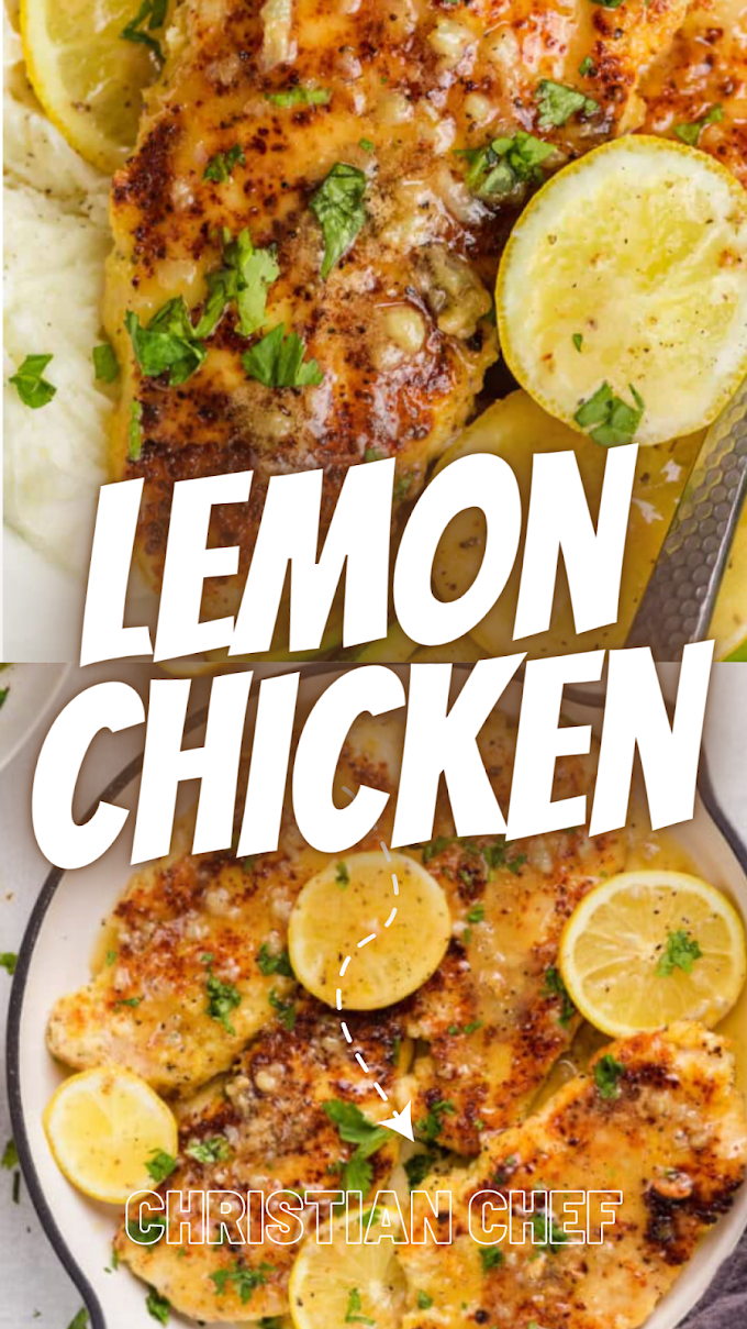 Tangy Delights: Lemon Chicken Recipe with Luscious Lemon Butter Sauce
