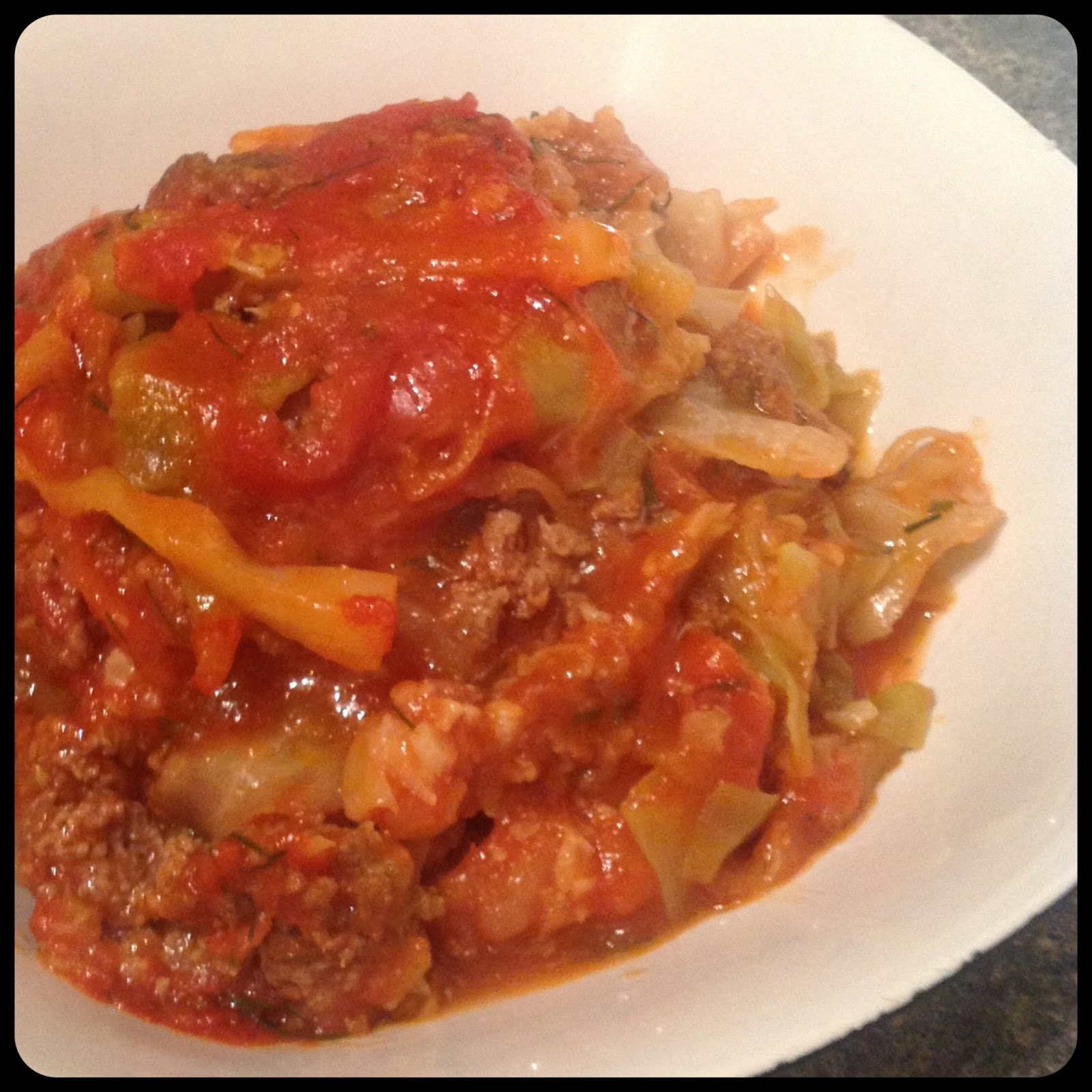 Foodie in a Paleo World: Lazy Cabbage Rolls