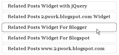 Related Posts Widget