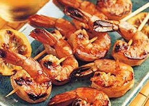 Hot tempting Grilled Marinated Shrimp 