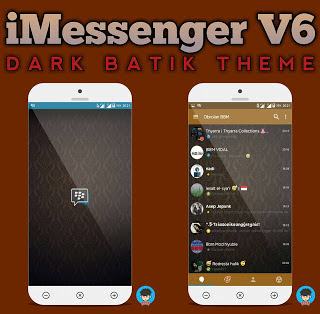 BBM MOD iMessenger V6 series Batik Theme Apk