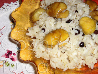 Rice Pilaf with Chestnuts and Blackcurrants (Kestaneli Pilav)