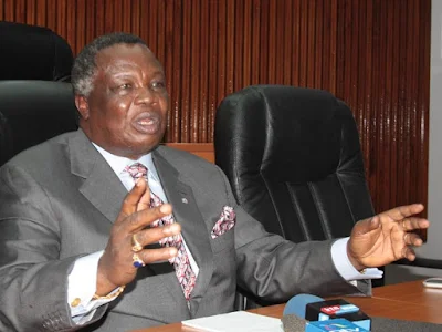 Cotu secretary general Francis Atwoli speaks to the press at his office in Gikomba on January 31, 2018. /Joseph Ndunda