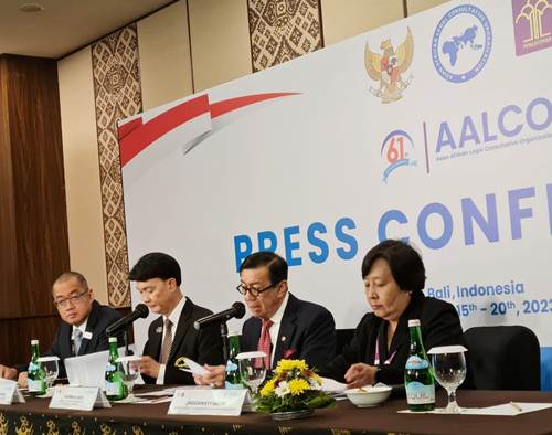 Sidang AALCO Di Bali Menyepakati Usulan  Asset Recovery Expert Forum