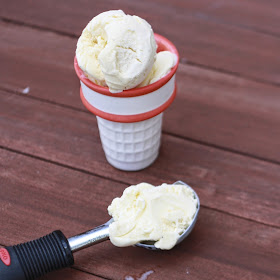 Lighter Homemade Vanilla Bean Ice Cream | The Sweets Life