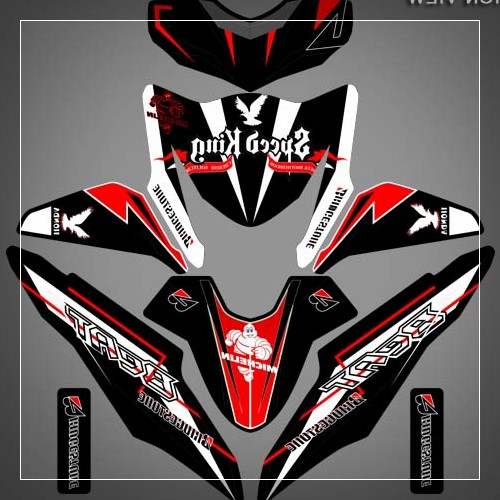 20 Kumpulan variasi  stiker motor  honda  beat  modifikasi 