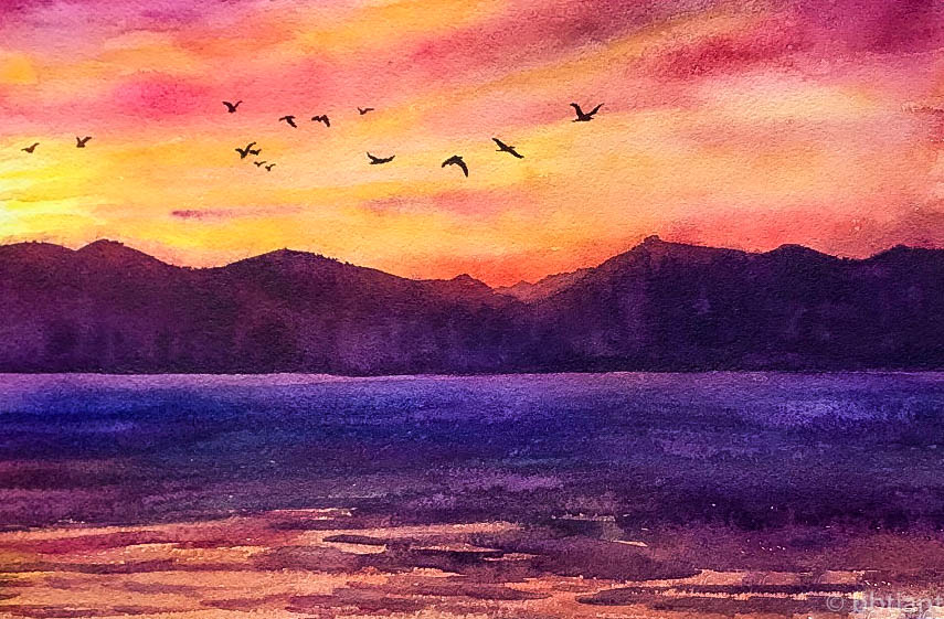 28landscape Watercolor ideas, come to see my collection