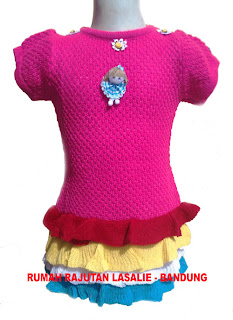 Baju Rajutan Anak Puppet Dress