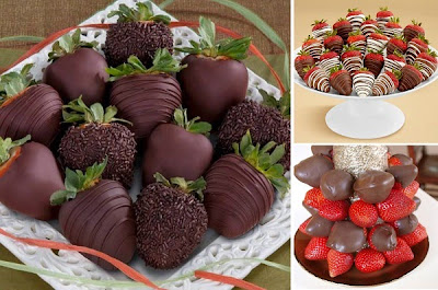 Step by step: strawberries stuffed with chocolate cream and hazelnuts stuffed with chocolate mousse Strawberry filled with ganache Recipe in english