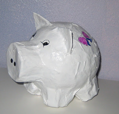 pig paper mache by surf jewels handmade jewellery