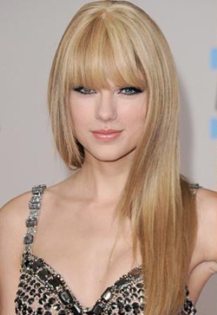 taylor swift straight hair ama. taylor swift with straight