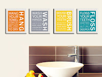 kids bathroom wall decor