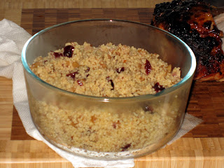 Cranberry & Red onion couscous