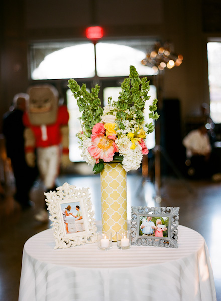 The entrance table when you entered Greystone featured a vase covered in her