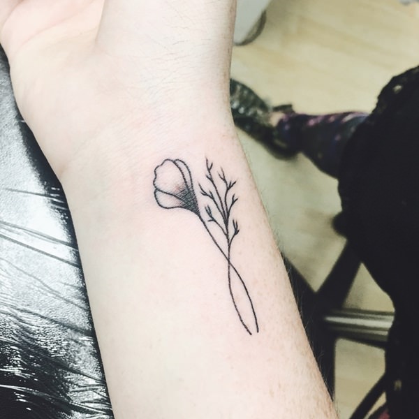 Mini tatuagens femininas 