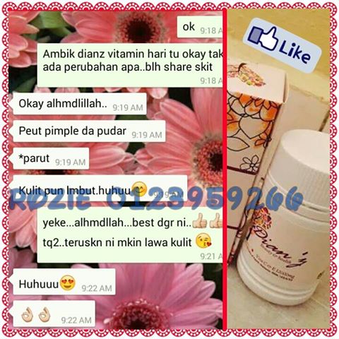 Dianz vitamin c & e whitening collagen