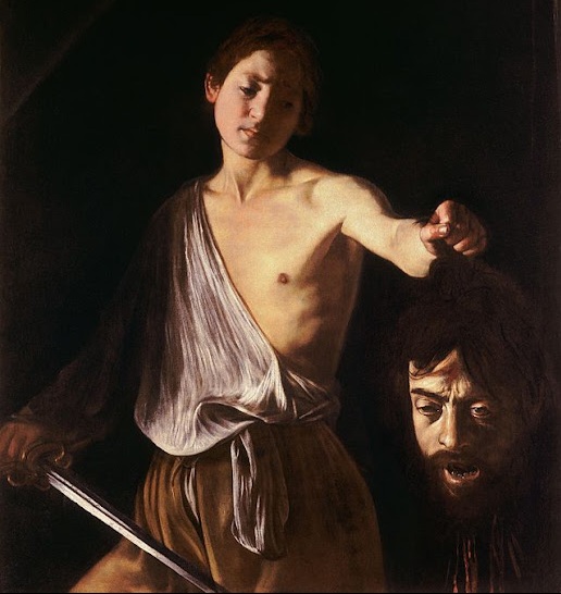 Caravaggio, "David con la cabeza de Goliat" (1605-1606 [o 1610])
