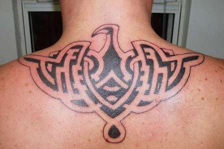 tribal star tattoo for men. hairstyles fantastic tribal