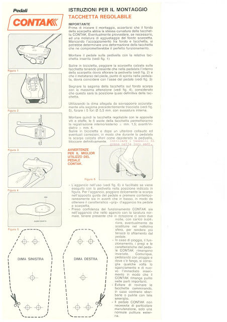 Vintage Contak Klickpedal Clipless Pedal Manual