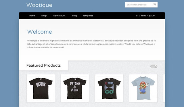 Wootique Free Woocommerce Wordpress Themes