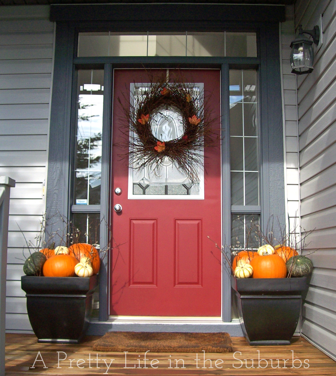 Fall Porch Decorating | Natural Interior Design