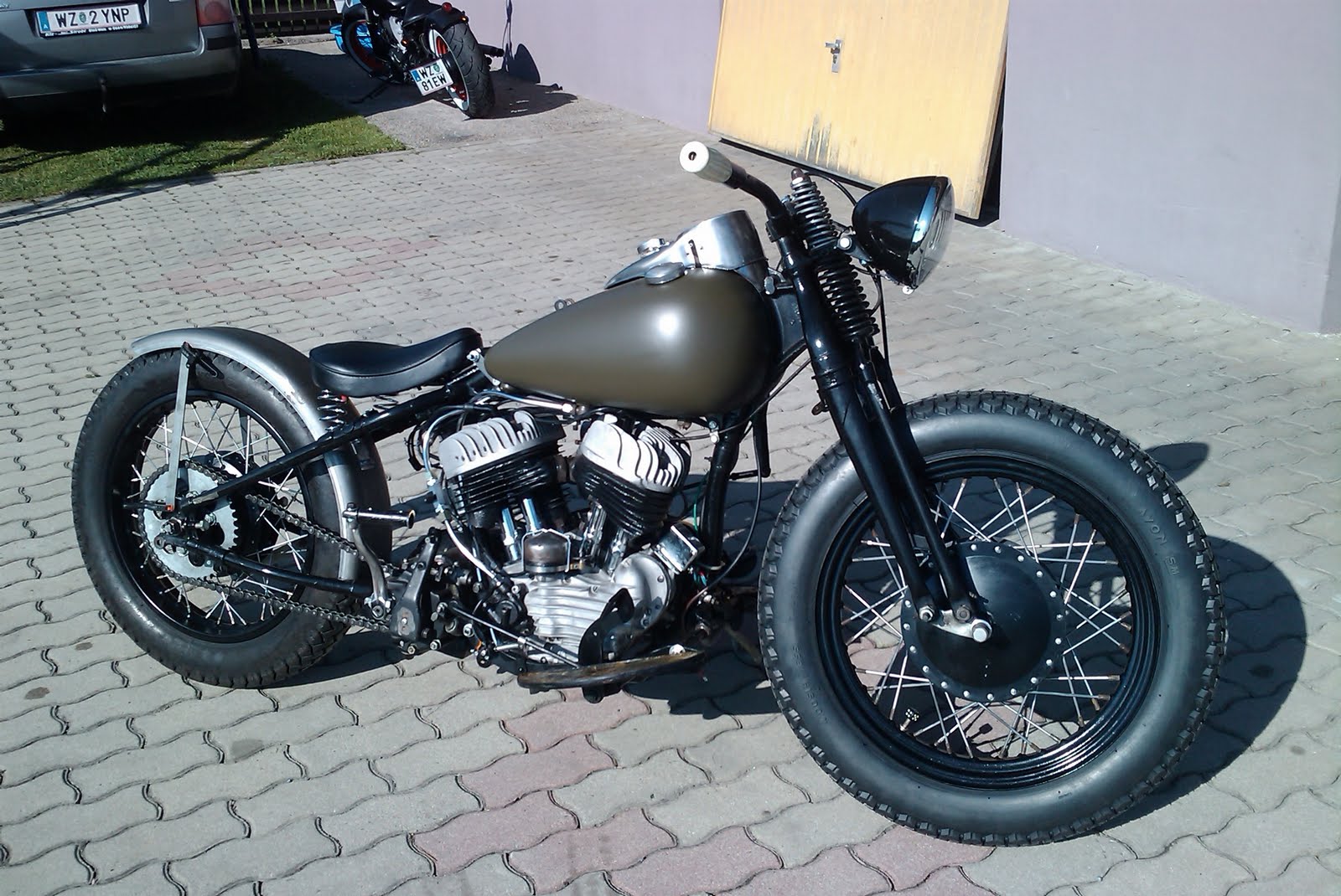 harley sportster custom Harley Davidson WLD Bobber 1938