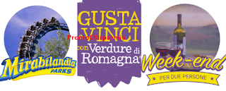 Logo Verdure di Romagna : vinci 240 biglietti per Mirabilandia e 3 weekend per 2 persone