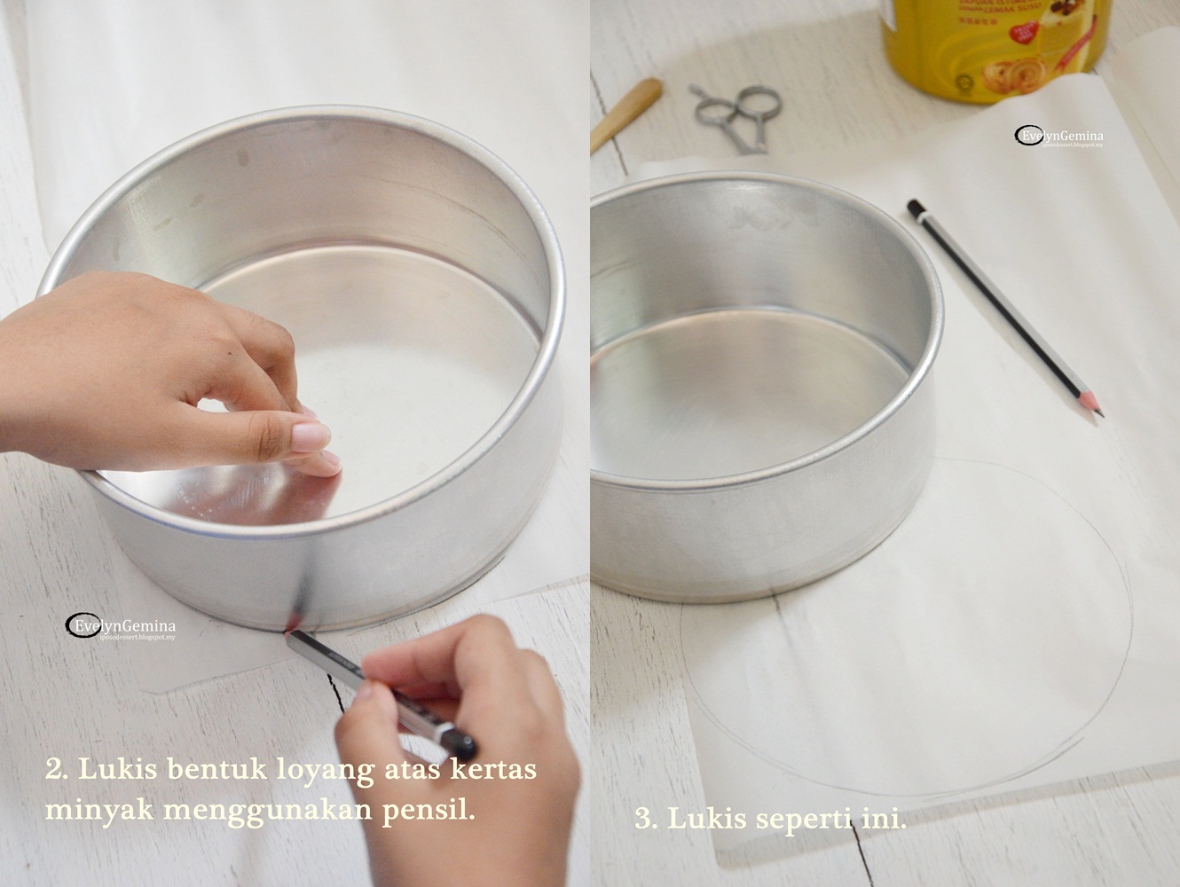 Cara Mengalas Loyang Dengan Kertas Minyak