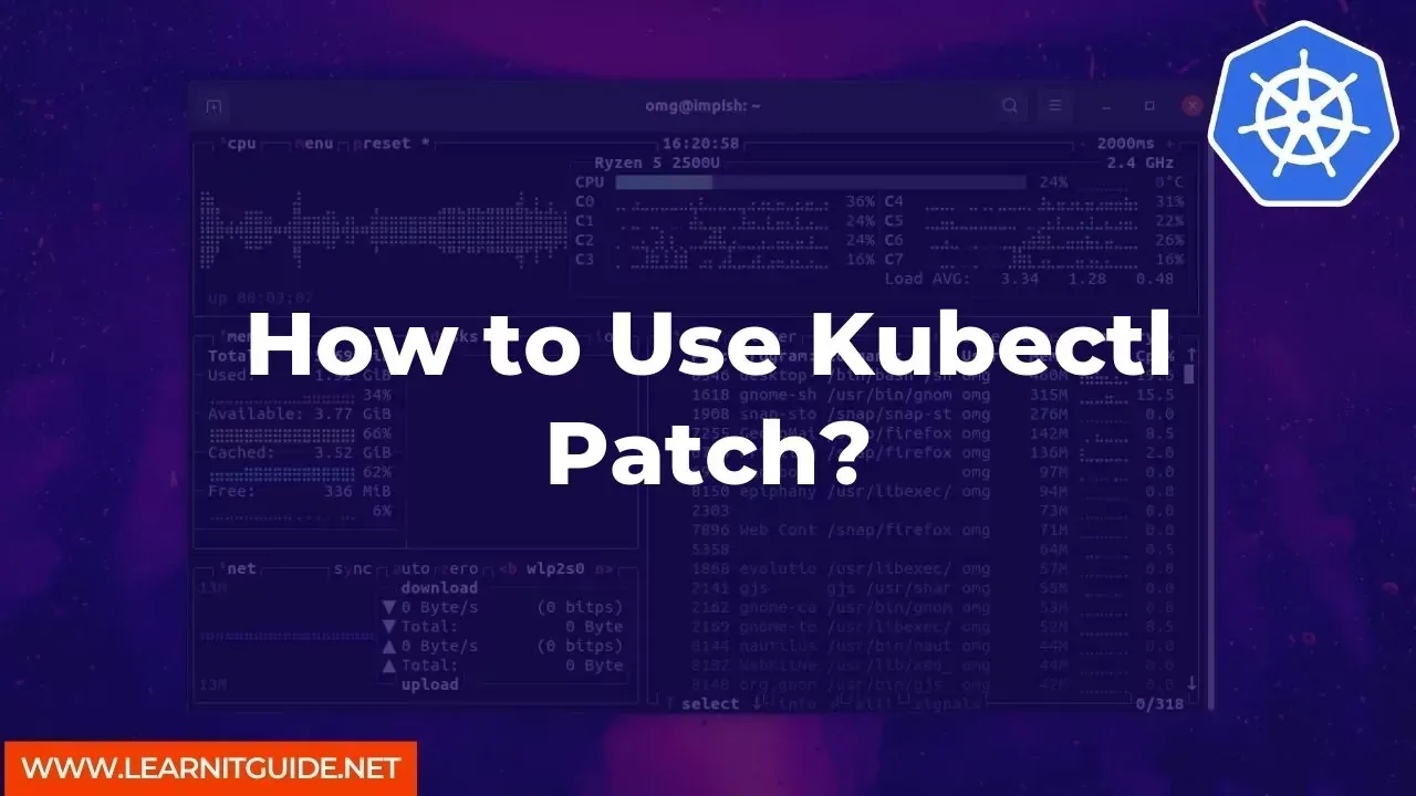 How to Use Kubectl Patch