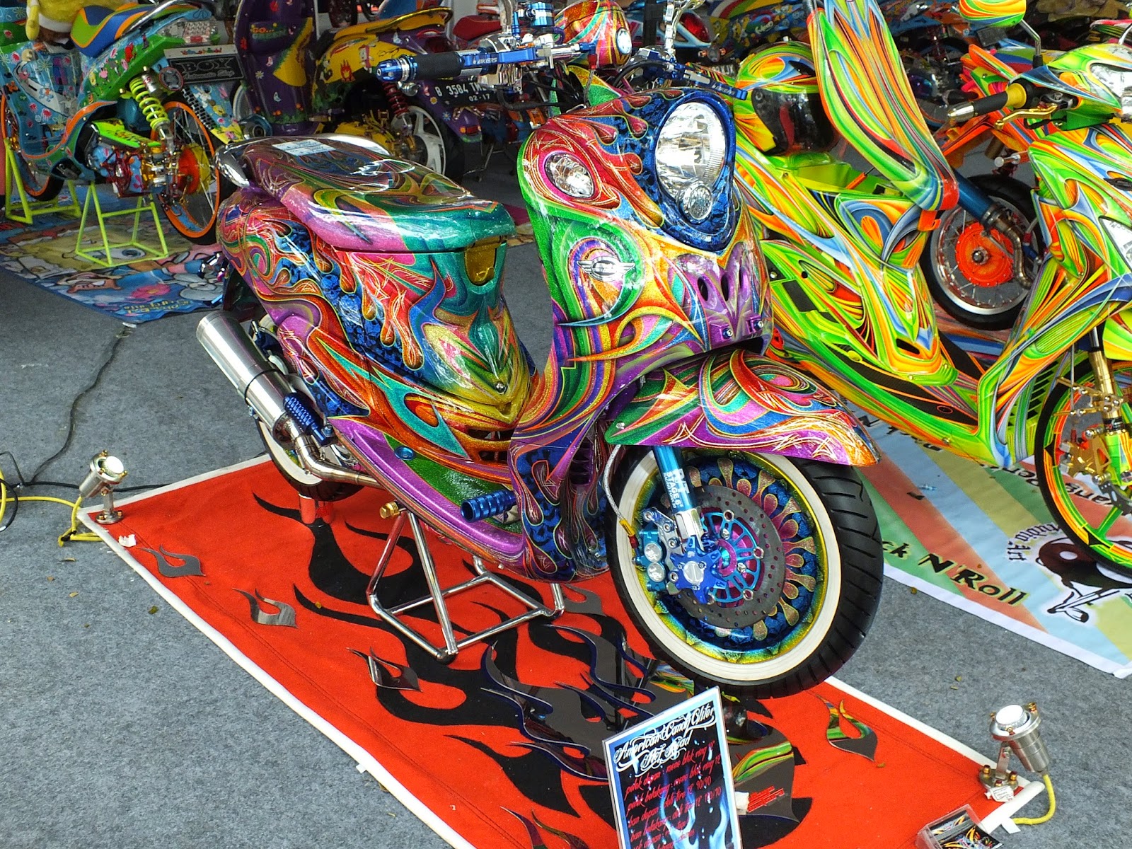 97 Gambar Motor Fino Airbrush Terbaru Puzzle