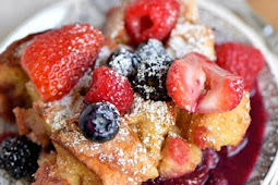 TRIPLE BERRY FRENCH TOAST CASSEROLE