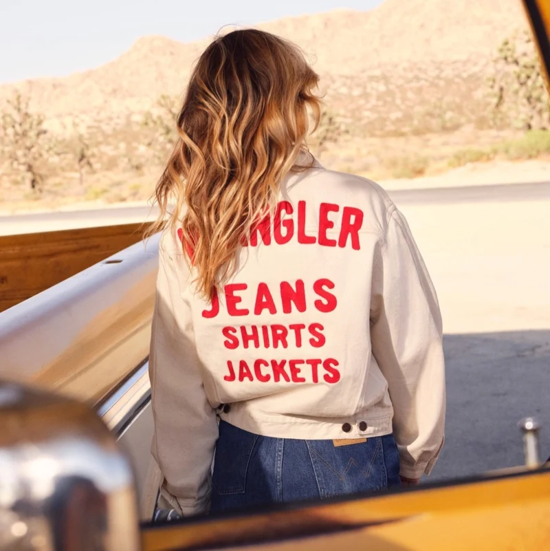 Jacket from Wrangler Heritage collection for spring-summer 2022 season. Photo: Zoey Grossman