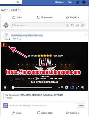 Cara Download Video Di Facebook Menggunakan PC