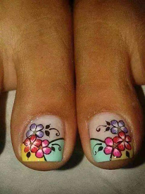 Uñas decoradas con diseños faciles y lindos