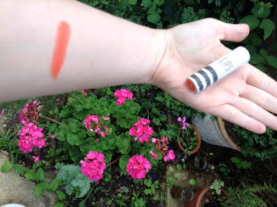 topshop infrared lips lipstick swatch