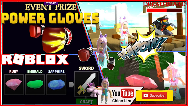 Roblox Pirate Simulator Gameplay Getting The Power Gloves Event - roblox explosion simulator codes