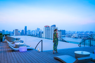 Infinity pool at AVANI Riverside Bangkok Hotel, Thailand