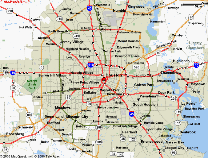 Houston map