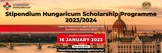 Biasiswa Stipendium Hungaricum Scholarship 2023/2024