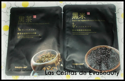 Mascarillas faciales tissú arroz negro IMAGES Aliexpress low cost belleza skincare